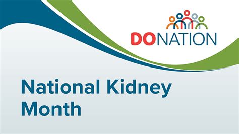 National Kidney Month | organdonor.gov