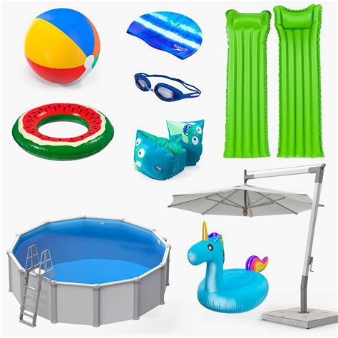 3D swimming pool accessories 6 - TurboSquid 1676728