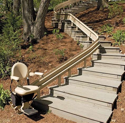 Bruno Elite Curved Outdoor Stair Lifts - All Star Mobility, LLC