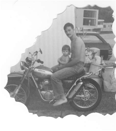 dad and casey motorcycle | The restoration of a Honda SL175 Motorcycle