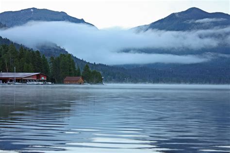 Grand Lake Colorado with clouds hanging low | Grand lake, Grand lake ...