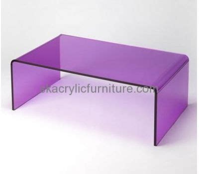 Customized acrylic designer furniture clear side table acrylic long coffee table AT-147 ...