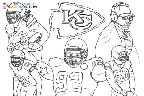 Printable Kansas City Chiefs Coloring Pages