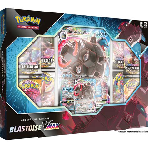 Box Pokémon - Box VMAX Blastoise e Venusaur - Copag