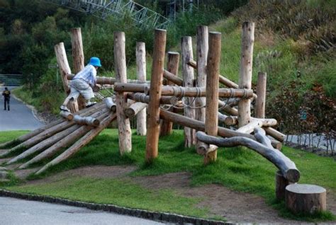 great climbing play | Natural playground, Kids outdoor play, Kids ...