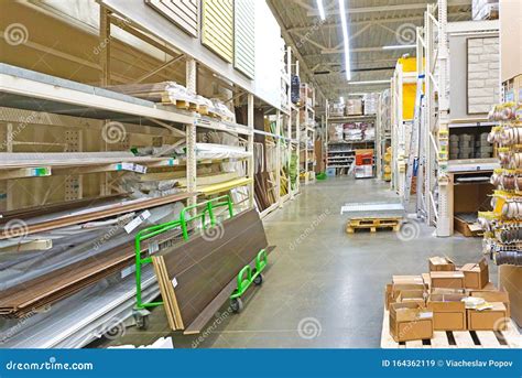 Interior of Construction Market Stock Image - Image of happy, caucasian: 164362119