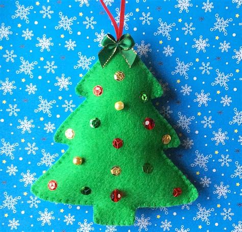 Felt Christmas Tree PDF Sewing Pattern Instant Download | Etsy