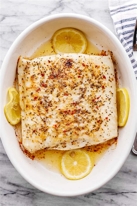 Baked Halibut with Lemon Butter – How to Bake Halibut in the Oven — Eatwell101