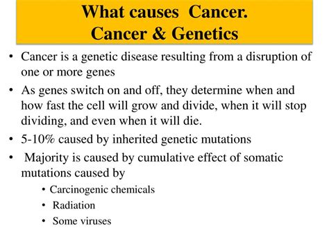 PPT - Cancer Genetics PowerPoint Presentation, free download - ID:1955767