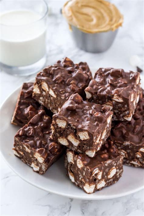 No Bake Rocky Road Squares - Just so Tasty