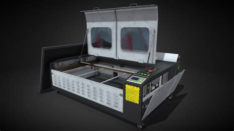 CO2 Laser Engraver/Cutting Machine - Download Free 3D model by mrTorch [52c1c63] - Sketchfab