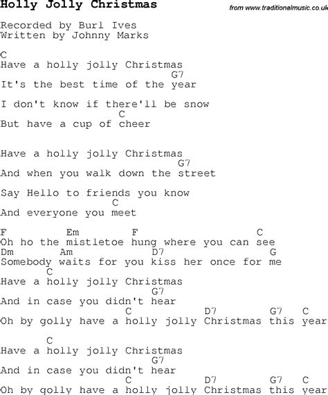 Christmas Songs and Carols, lyrics with chords for guitar banjo for ...