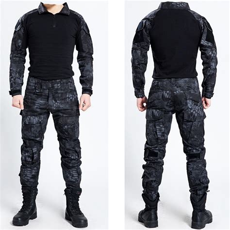 Tactical Military Bdu Uniform Clothing Army Tactical Shirt Jacket Pants With Knee Pads ...