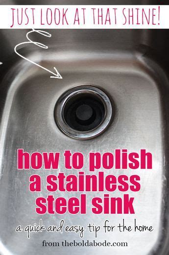 How to Polish a Stainless Steel Sink | Deep cleaning tips, Cleaning ...