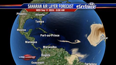 Saharan Air Layer Forecast - Caribbean | Hurricane and Tropical Storm ...