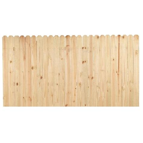 Shop Severe Weather (Actual: 4-ft x 8-ft) Pressure Treated Pine Dog Ear Wood Fence Panel at ...