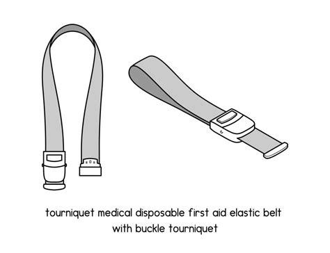 tourniquet medical disposable first aid elastic belt with buckle ...