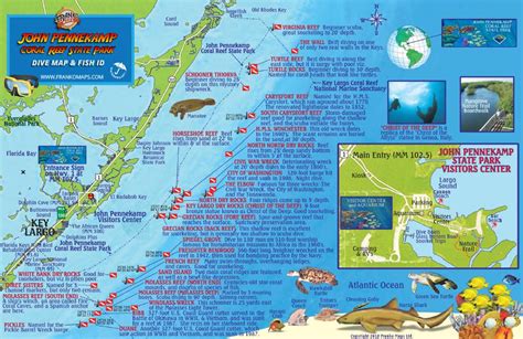 John Pennekamp Coral Reef State Park Fish Card – Franko Maps