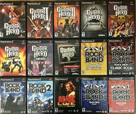 Guitar Hero / Rock Band (PlayStation 2) PS2 TESTED - Games - Ideas of ...