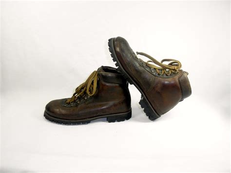 Vintage Raichle Leather Hiking Boots Women's 8.5 Made