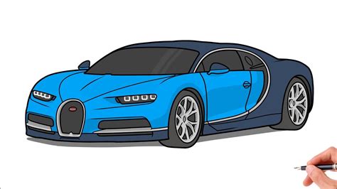 How To Draw A Bugatti Chiron Super Sport 2022 Drawing - vrogue.co