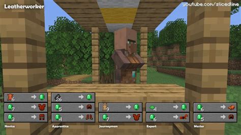 How To Get A Leatherworker In Minecraft - What are all the villagers jobs in minecraft ...