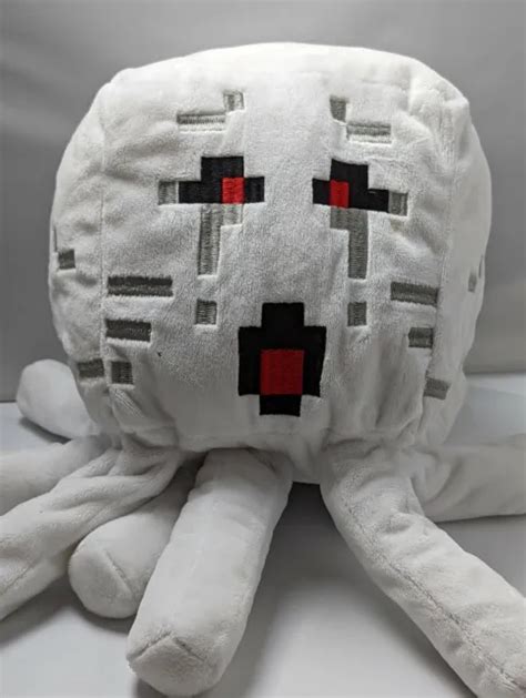 MINECRAFT JINX GHAST Mojang Ghost Spinmaster Official White 15” Plush £19.38 - PicClick UK