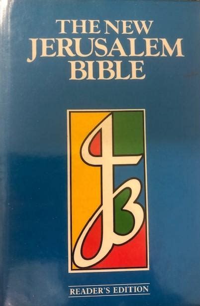 The New Jerusalem Bible | Latin Mass Society