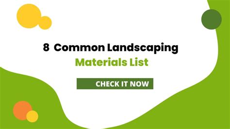 8 Common Landscaping Materials List To Choose Abu Dhabi