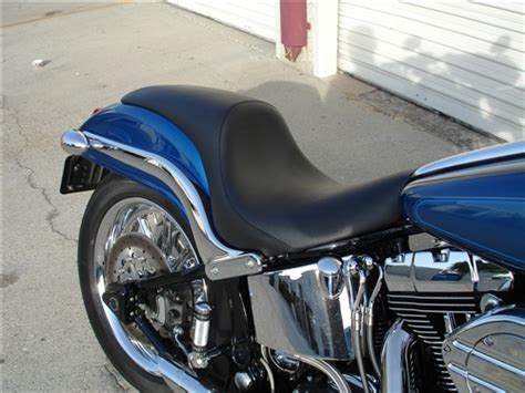 Custom Motorcycle Seat | 1999-2015 Softail Deuce Custom Seat | Low Profile | Comfortable