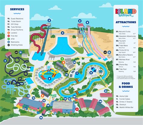 Park Map - Island Waterpark