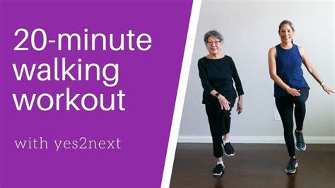 20-minute Indoor Walking Workout for Seniors, Beginner Exercisers ...