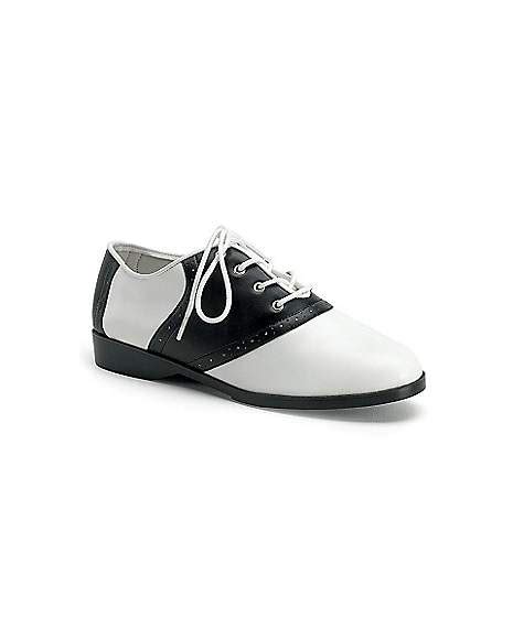 Black and White Saddle Shoes - Spirithalloween.com