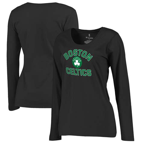 Women's Fanatics Branded Black Boston Celtics Overtime Plus Size Long ...