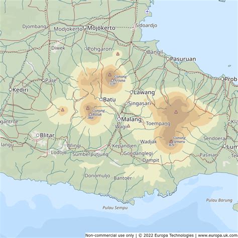 Map of Malang, Indonesia | Global 1000 Atlas