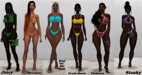 Melanin Goddess — PRESET COLLECTION Sims 4 Body Mods, Sims 4 Game Mods ...