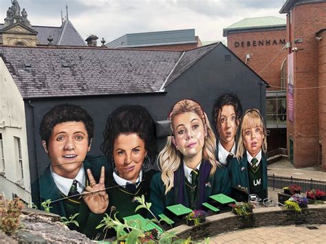 The Derry Girls Mural — Derry, Northern Ireland | Famous Film and TV ...