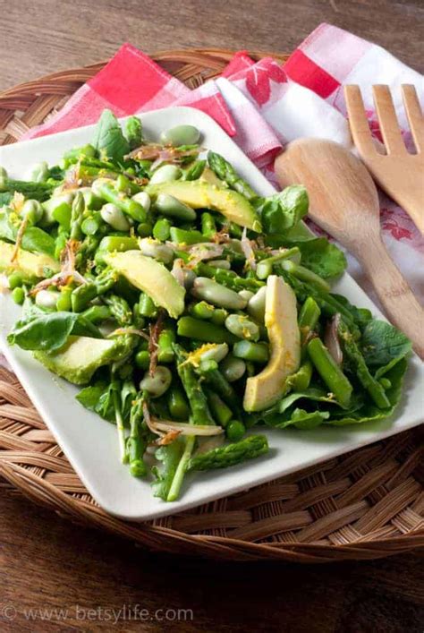 The Ultimate Green Vegetable Salad - Betsylife