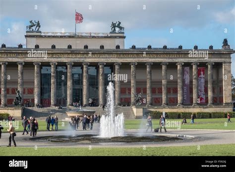 Egyptian Museum and Papyrus Collection UNESCO building exterior, Museum Island, Mitte, Berlin ...