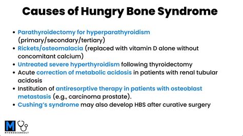 Causes of Hungry Bone Syndrome - YouTube