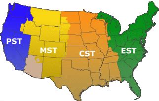 Time Zone Map With Military Zones