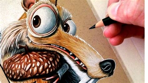 Drawing Scrat from Ice Age - FAN ART FRIDAY | Fan art, Drawings, Art