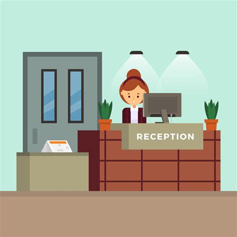 Receptionist clipart clinic receptionist, Receptionist clinic receptionist Transparent FREE for ...