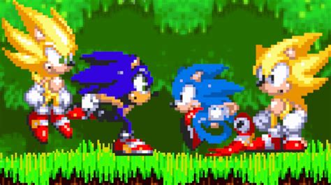 Classic Modgen Sonic Vs Modern Modgen Sonic - YouTube