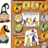 HALLOWEEN DOOR DECORATING SET, FALL GNOME DECOR, PRINTABLE CLASSROOM ...