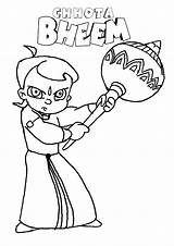 Bheem Cartoon Chota Drawing Coloring Pages Kids Drawings Characters  sketch template