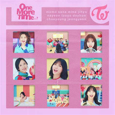 TWICE - ONE MORE TIME by ohshitolly Album Songs, Album Art, Kpop Girl ...