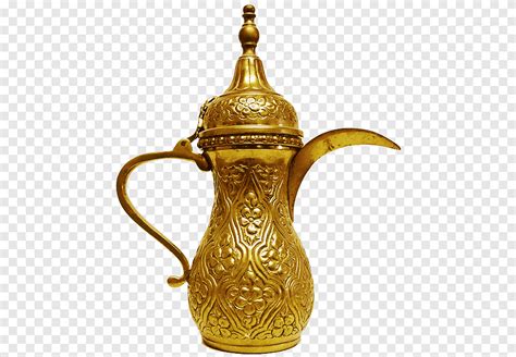 Gold-colored arabic tea pot, Coffee Tea Cuban espresso Cafe, coffee jar ...