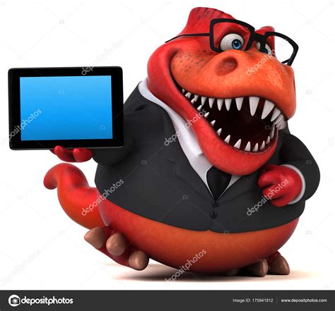 Funny Cartoon Character Tablet Illustration Stock Photo by ©julos 175941912