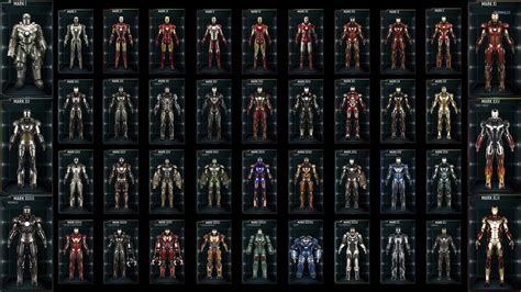 Iron Man suits wallpaper - Movie wallpapers - #29382